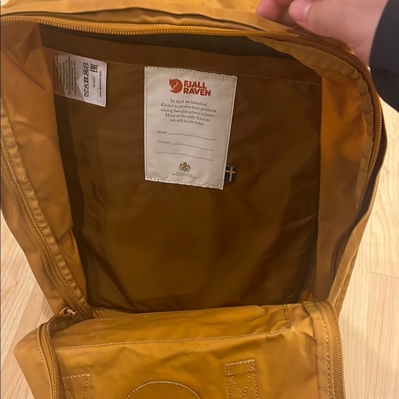 Fjallraven Kånken Burnt Yellow Backpack - Picture 6 of 9